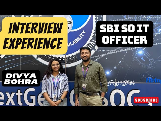 SBI SO IT Interview Experience | Selection Process, Tips & Questions! | Scale - 1