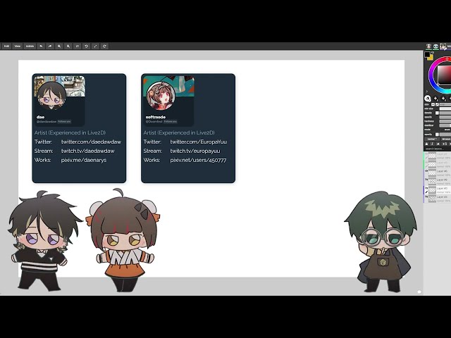 VTuber Comm Q&A w/ Dae, Softmode, and Brian Tsui 【Live2D Discord Stage Event - Artist Session】