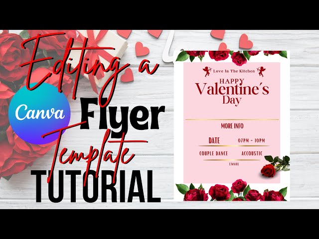 Editing A Canva Flyer Template Tutorial