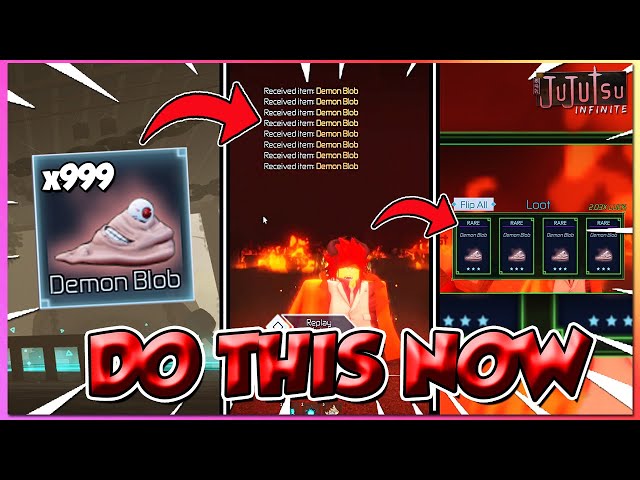 Jujutsu Infinite How To Get 200 Demon Blobs Fast Fuga Questline + Full Guide! (NEW CODES)