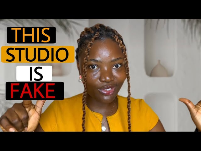 How to create a fake aesthetic Youtube studio background using your phone | Youtube Studio Set-up