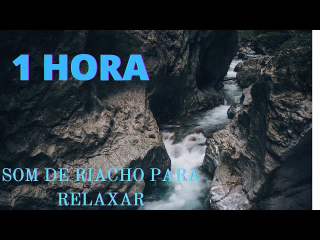 🎧🎶1 HORA de som de riacho para relaxar e acalmar🌊