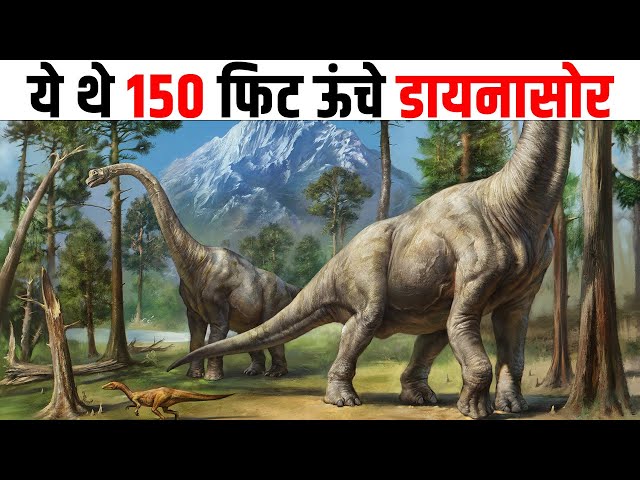 धरती के 7 सबसे बड़े डायनासोर। 7 BIGGEST DINOSAURS HAVE EVER LIVED ON EARTH PART - 2