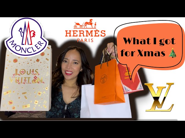 WHAT I GOT FOR CHRISTMAS 2023 | HERMES, LOUIS VUITTON, MONCLER, LULU LEMON AND MORE