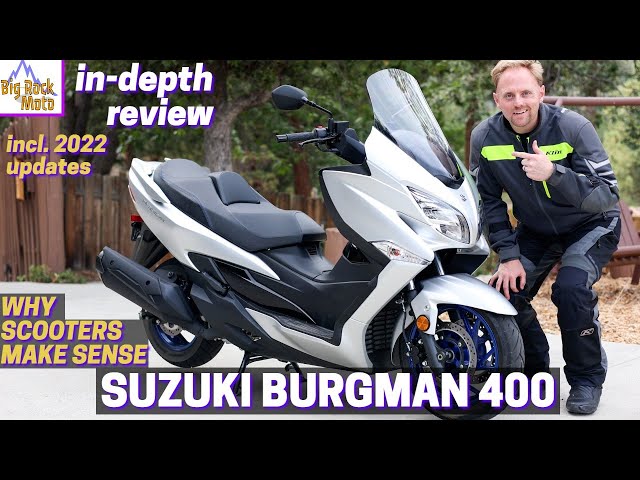 2022 Suzuki Burgman 400 | The Argument for Maxi Scooters (& Why You Need One!)