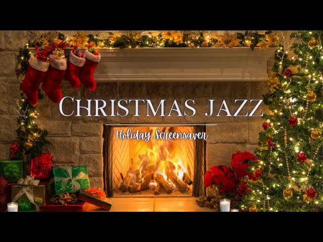 Christmas Fireplace Jazz 🎄🎷 | Instrumental Classics