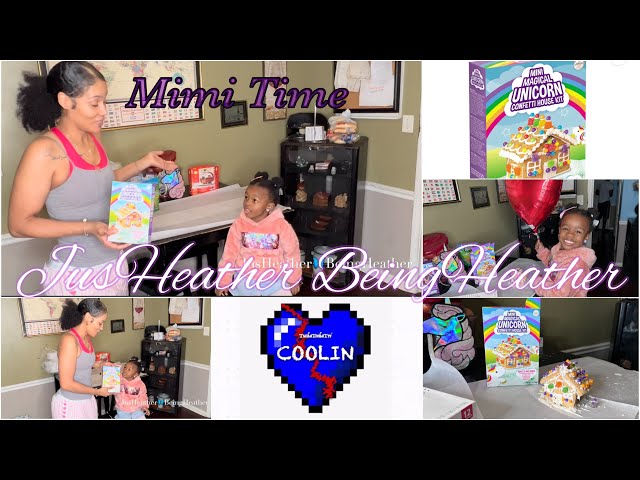 🦄Mimi Time W/Stormi 🦄 UNICORN GINGERBREAD HOUSE🦄 |VALENTINE’S DAY ❤️ #JusHeatherBeingHeather 🦋