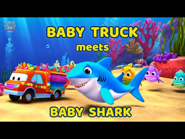 Baby Truck Meets Baby Shark | Fun Kids Sing-Along Song!