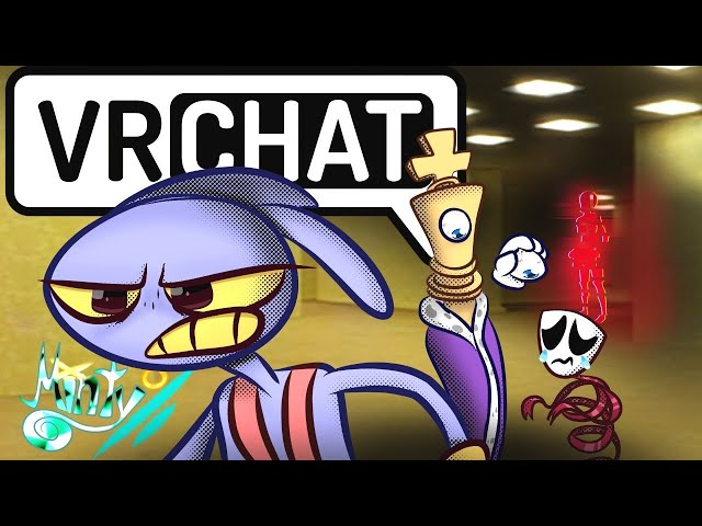 Gangle & Kinger Annoy Jax in THE BACKROOMS ~ (TADC VRChat Funny Moments)