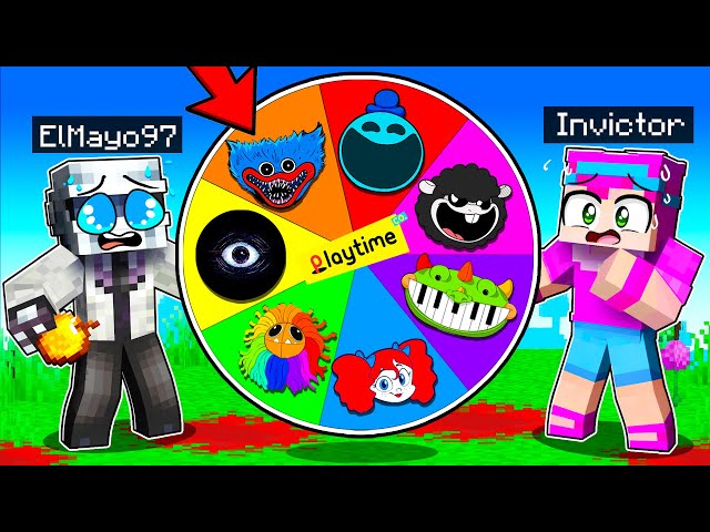 ¡La RULETA de POPPY PLAYTIME 4 en MINECRAFT! 🎯😱 - PRUEBA TU SUERTE