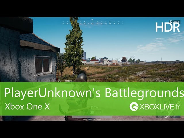 PlayerUnknown's Battlegrounds - séquence HDR sur Xbox One X