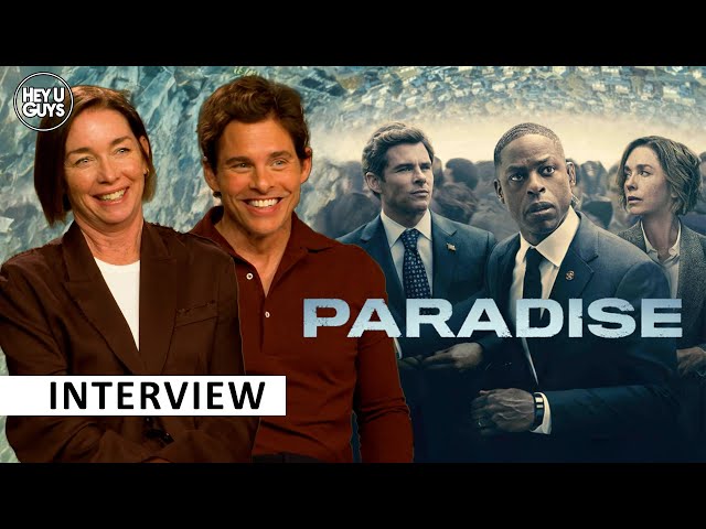 Paradise | Julianne Nicholson & James Marsden on shock twists, Sterling K Brown, nicknames & more