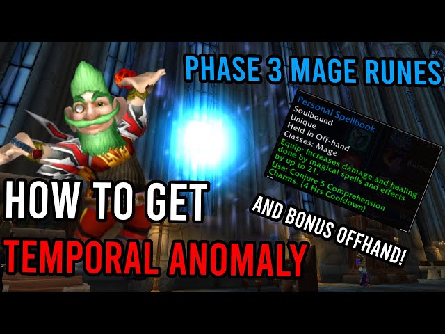 How To Get Temporal Anomaly Rune | Mage Phase 3 Rune Guide |  KallTorak Living Flame NA