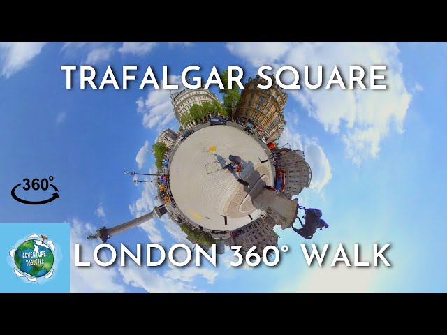 [360° London Walking Tour #12] Westminster to Trafalgar Square (via Downing Street)