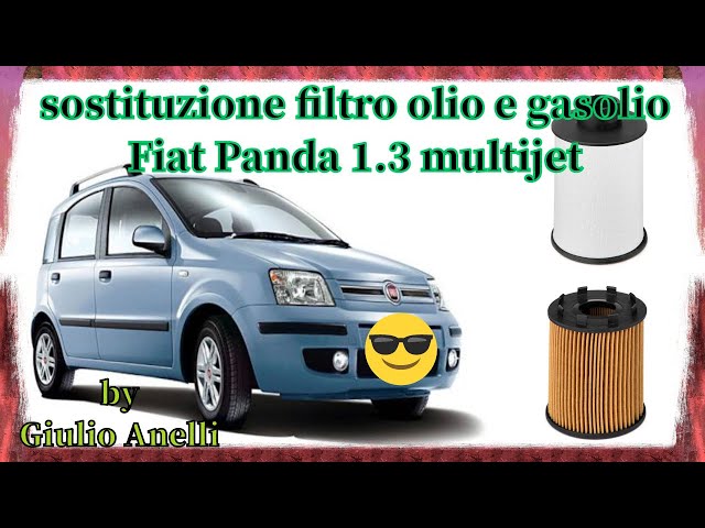 Fiat Panda 1.3 multijet - sostituzione filtro olio e filtro gasolio