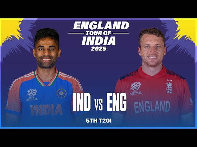 🔴 Live: India Vs England Live – 5th T20 | Live Scores & Commentary | IND vs ENG Live Match