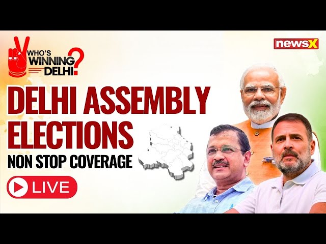 Delhi Election Live | Who's Winning Delhi? | Arvind Kejriwal | BJP | Congress | NewsX