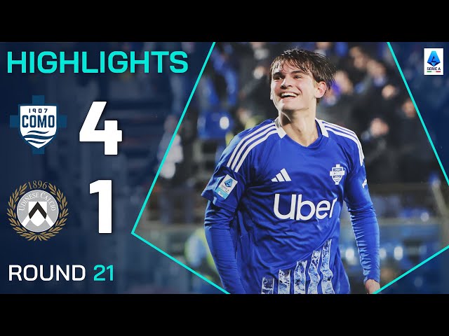 COMO-UDINESE 4-1 | HIGHLIGHTS | 2 Red Cards as Fabregas Back to Winning Ways | Serie A 2024/25