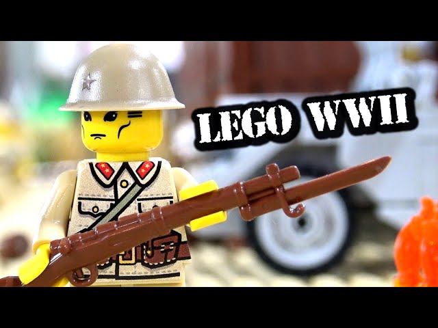 Huge LEGO WWII Battle of Tarawa with 200 Minifigures!