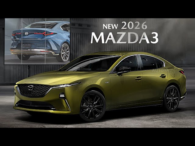 New Mazda 3 2026 Facelift - Deep Redesign for Current Generation or Next 5th Gen Mazda 3 Sedan