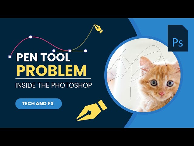 Pen Tool Problem in Photoshop | Pentool and Path Problem in Photoshop #Techandfx #Photoshop #Pentool