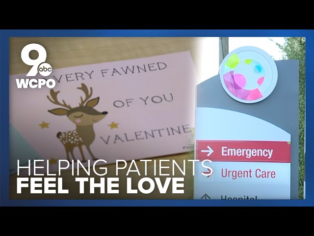 You can send children at Cincinnati Children's Hospital a Valentine's Day card to brighten their day