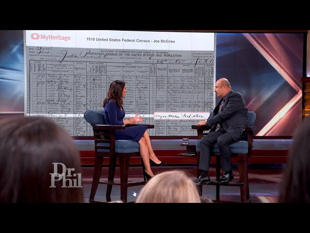 Dr. Phil Learns More About His Family's Roots with MyHeritage