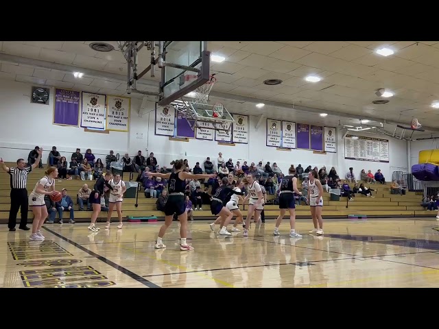 Custer's Kylee Ellerton drives and scores against Belle Fourche