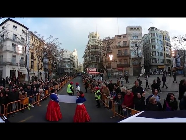 Desfile del Merengue Dominicano en las Fallas de Valencia 2018 (Vídeo 360)