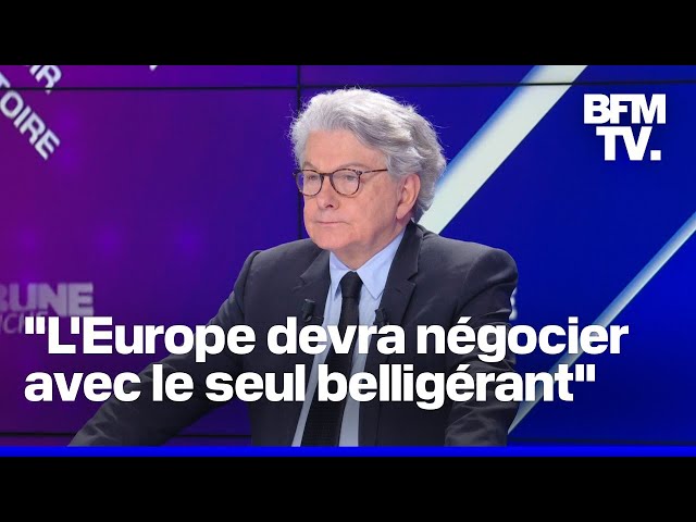 Paix en Ukraine, Donald Trump, Europe... L'interview en intégralité de Thierry Breton