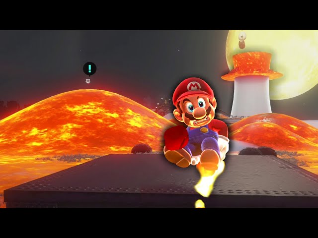 Mario Odyssey but the floor is lava