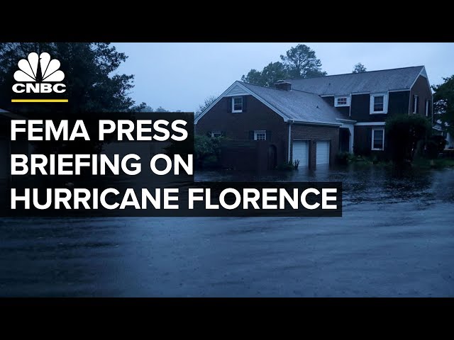 FEMA Press Briefing on Hurricane Florence - Sept. 14, 2018