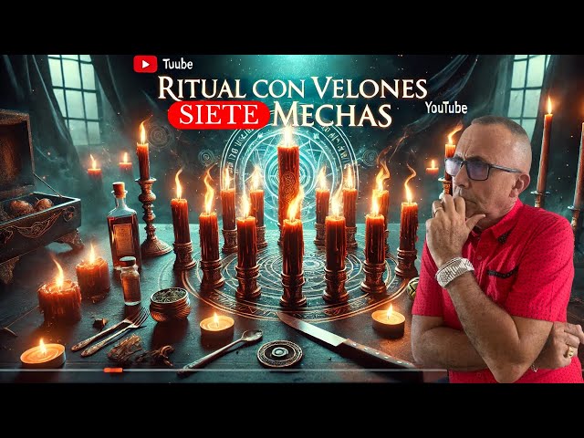 🔥 Ritual con los Velones Siete Mechas para Tumbar Brujería 🔥