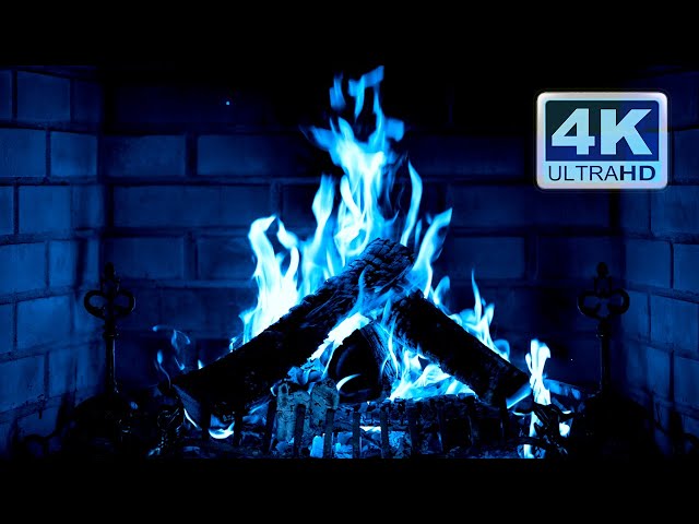 🔥 BLUE FIREPLACE 4K Ultra HD