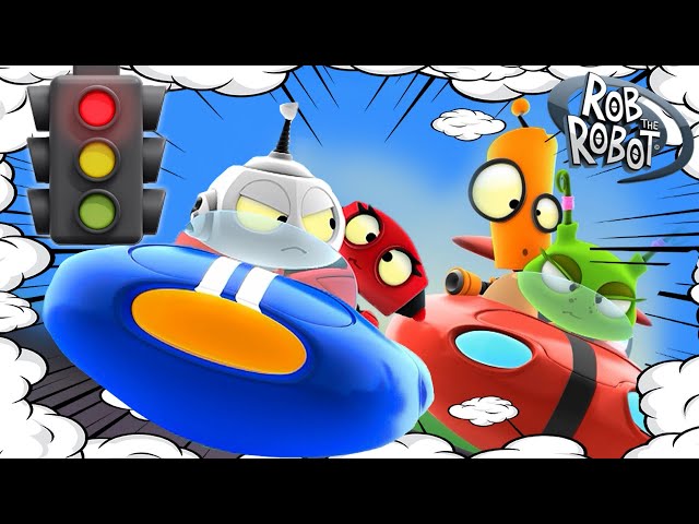 Learn Road Safety at Traffic Light Planet with Rob and Friends! | @Rob-The-Robot  Preschool Learning