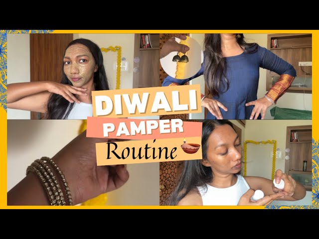 Festival : Pamper Routine for Diwali 🪔| hair, face mask,shaving 🪒| super bossy #pamper #2024 #indian