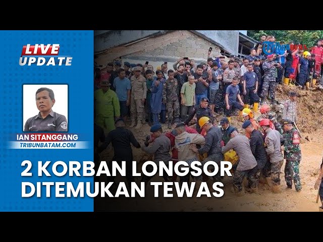 Jenazah Pasutri Tertimbun Longsor di Tiban Koperasi Kota Batam Berhasil Ditemukan Tim SAR