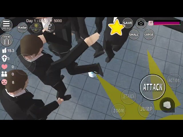 Jalan kaki ketemu cowok keren #sakuraschoolsimulator