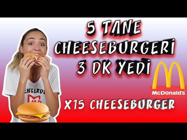 YEME REKORTMENİ'NDEN CHEESEBURGER REKORU!-4500 Kcal