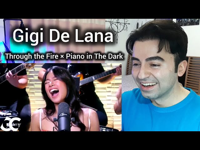 Gigi De Lana | Through the Fire × Piano in The Dark | Reaction!!