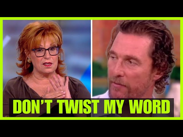 Matthew McConaughey DESTROYS Joy Behar LIVE – She NEVER Saw It Coming!