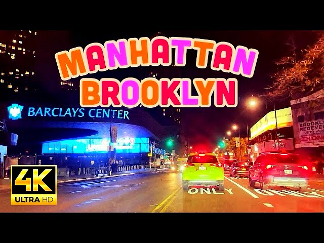 New York City 4K : Driving Midtown Manhattan To Brooklyn 🗽