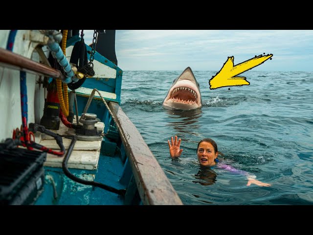 A huge shark attacked a girl. You won't believe who came to her rescue!