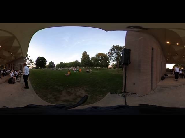 Burlington Concert Band in 360°: "Stars and Stripes Forever", "O Canada", "Star Spangled Banner"