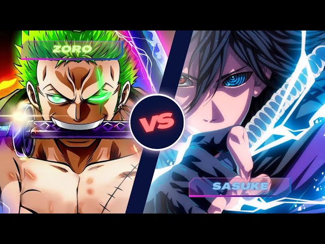 Who Is Stronger Zoro🗿Vs Sasuke💀 #onepiece #naruto