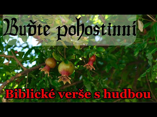 Buďte pohostinní • Boží slovo (čtené, text, hudba)