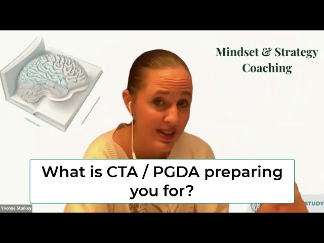 CTA / PGDA - What are YOU preparing for?