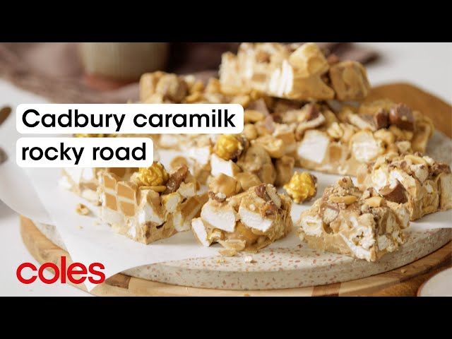 Caramilk rocky road