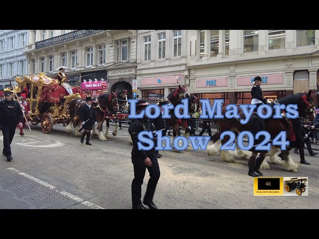 London's Lord Mayor's show 2024 Parade and Pageant Sat 9th November