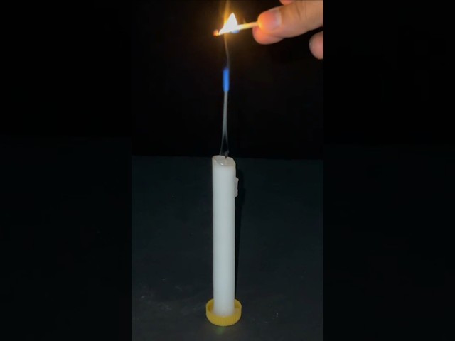 The Science Behind Lighting a Candle Without Touching It candle #shorts